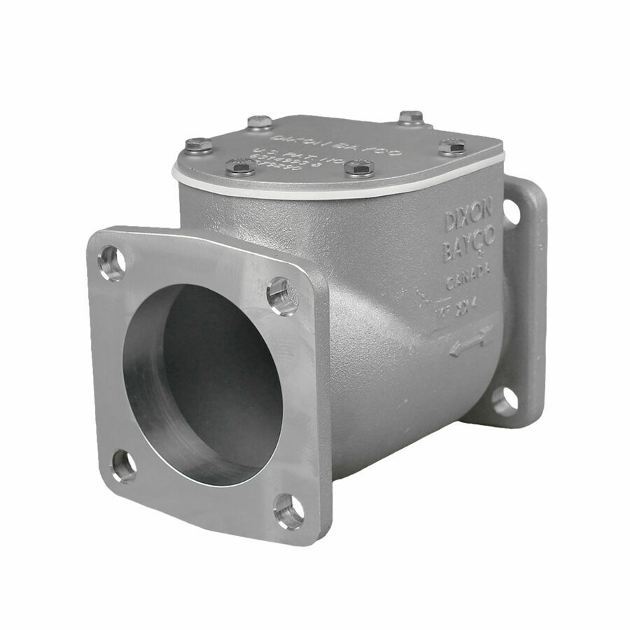 SWING CHECK VALVE 3" WITH SILICONE POPPET AND SPRING