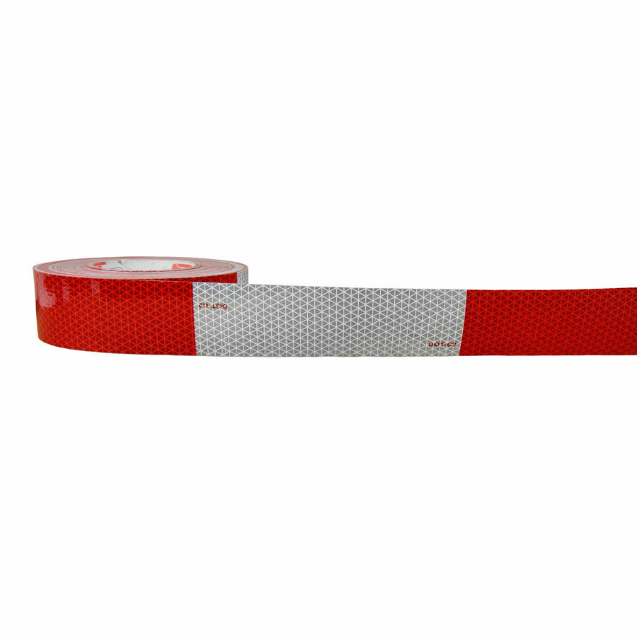 CONSPICUITY TAPE, 2" X 150' RED & WHITE