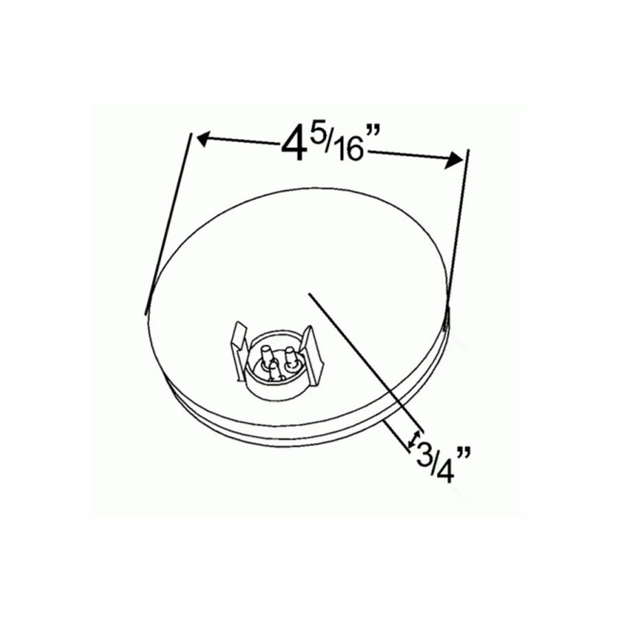 LAMP, LED 4" BACK UP CLEAR