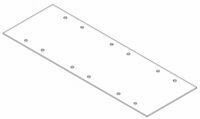 VIBRATOR PLATE, STEEL 42" LONG