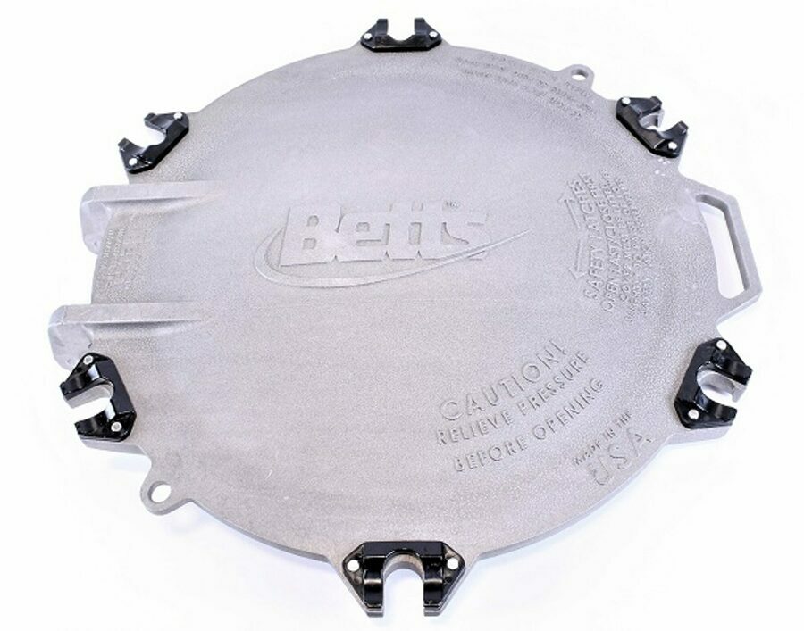 COVER, BETTS 20" MANLID W/ WHITE FDA NITRILE GASKET