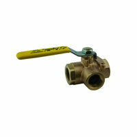 3/8 BALL VALVE, FNPT 3-WAY