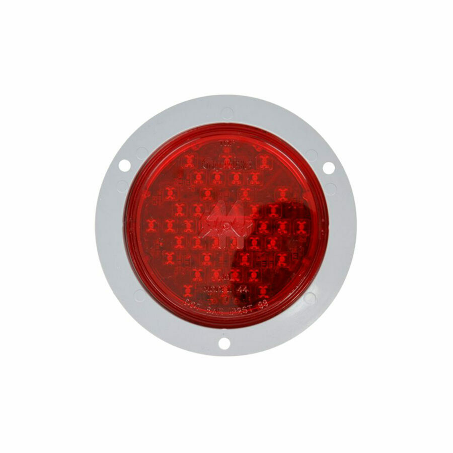 LAMP LED 4", 44 DIODE M-44 RED, FLANGE MOUNT, STT