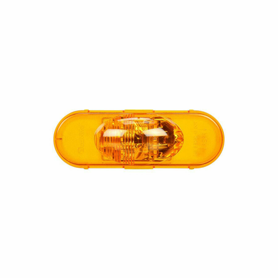 SIDE TURN LIGHT, 2" X 6" LED, AMBER OVAL, MODEL 60, MIDTURN, GROMMET MOUNT LAMP