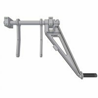 HANDLE, COAL DOOR ALUMINUM 12"