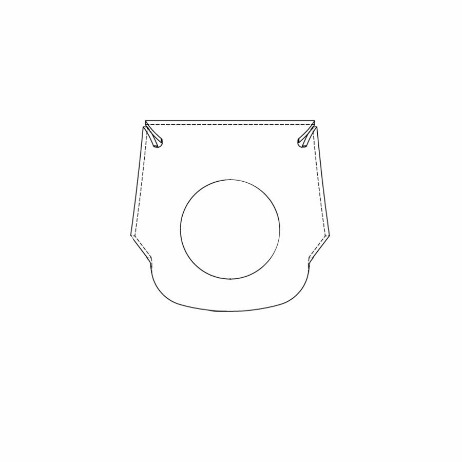 BRACKET FORM LT .112 X 2.87 X 4.81 X 5.50 BUFF 53