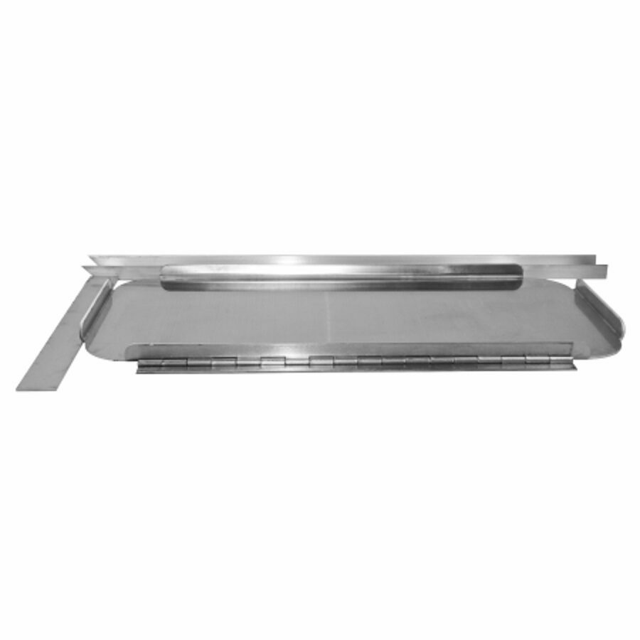 ALUMINUM BULKHEAD MANDOOR ASSEMBLY, DRIVER SIDE FOR DUMP TRAILERS, RECTANGLE STYLE