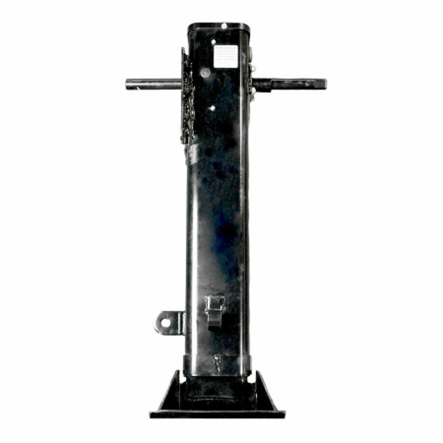 LANDING GEAR JOST 17" UL520, 8 HOLE FLANGE, BLACK POWDER COAT