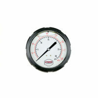 GAUGE 4" LIQUID FILL 1/4" BACK MOUNT SPAN, 30 PSI
