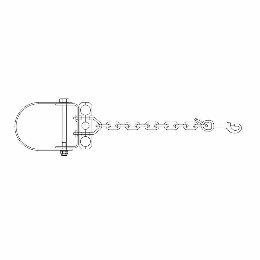 DRAWBAR SLIDE STRAP UN/MT USE 63160042