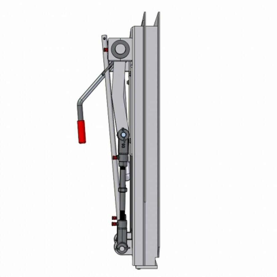 COAL DOOR ASSEMBLY 12", SMOOTH SIDE WITH FLOW CONTROL