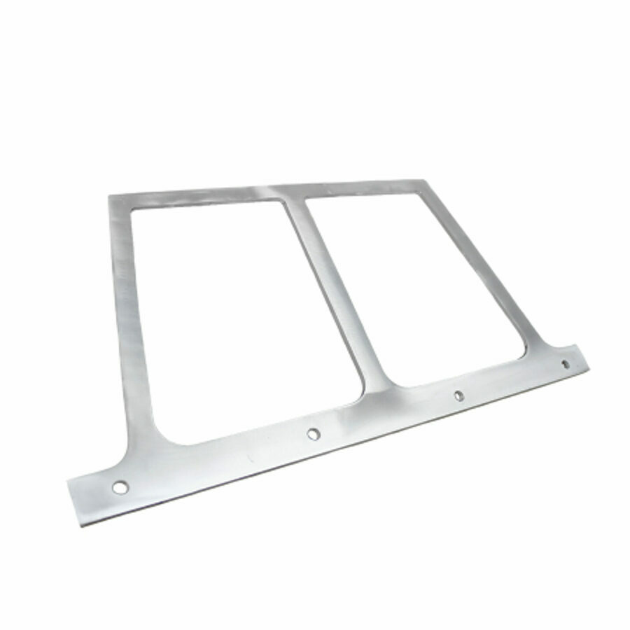 ALUMINUM ANTI-SAIL MUD FLAP BACKING BRACKET, BURNED 24" X 12-3/4"