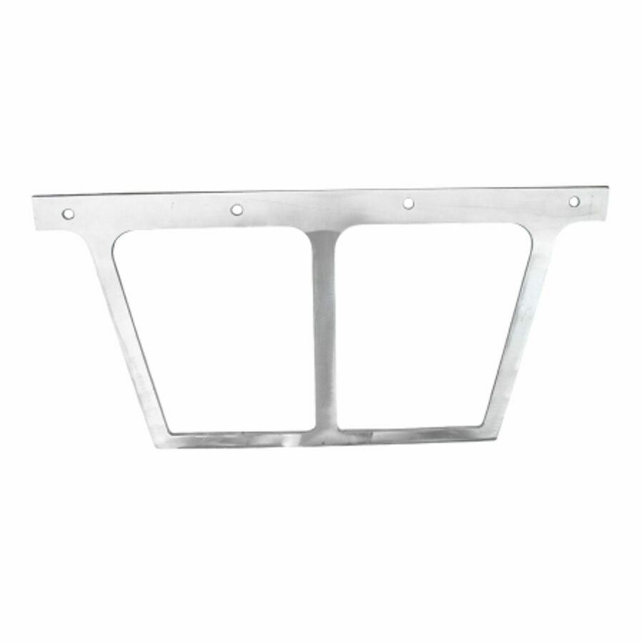 ALUMINUM ANTI-SAIL MUD FLAP BACKING BRACKET, BURNED 24" X 12-3/4"