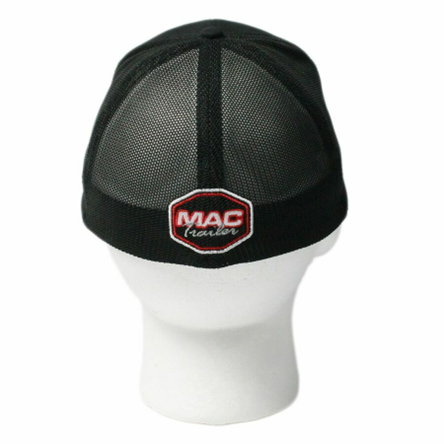 MAC TRAILER HAT, BLACK FLEX FIT M/L