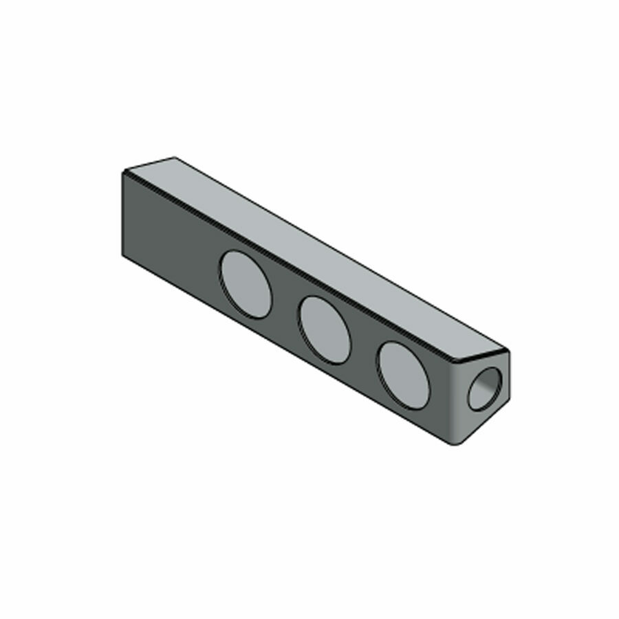 AS LIGHT BOX TRAP 28.56L 3HL BS BUFF TRK TL ALUMINUM, PASSENGER SIDE