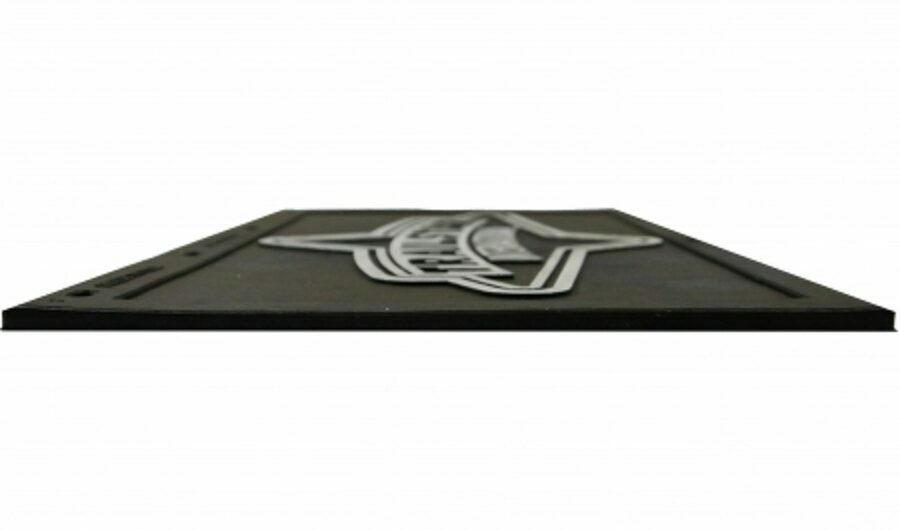 TRAILSTAR MUD FLAP, 24" X 16" X 1/2", MIDDLE W/ WHITE LOGO