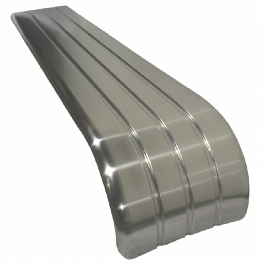 FENDER, SINGLE RADIUS 116", ALUMINUM 18 H X 25 W, 20 DEG. RADIUS W/ RIBS, FRONT FENDER DRY BULK TANK