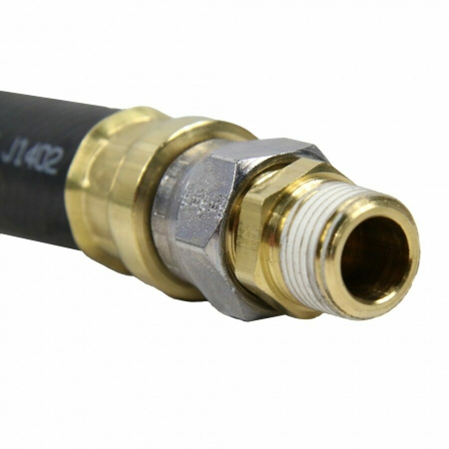 BRAKE HOSE ASSEMBLY, 1/2" X 36" WITH 3/8 MPT SWIVELS ENDS