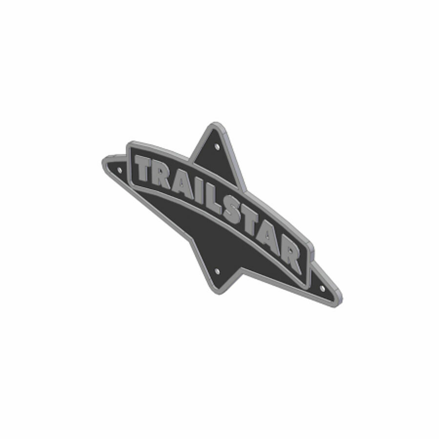 LOGO PLAQUE TRAILSTAR BLACK