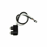 PIGTAIL FOR MARKER BULBS, 16 GAUGE GPT WIRE, PL-10, STRIPPED END/RING TERMINAL