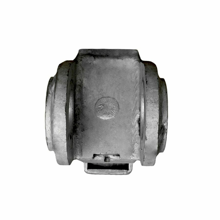 AXLE SEAT, 5" ROUND GALVANIZED, 3-1/4" FABRICATED