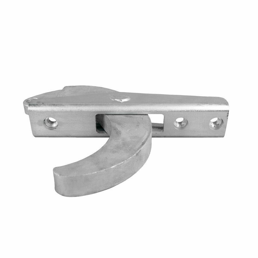 OVERSLUNG HOOK & LATCH ASSEMBLY, TWO PIECE STEEL AND ALUMINUM, SQ & STEEL DUMPS