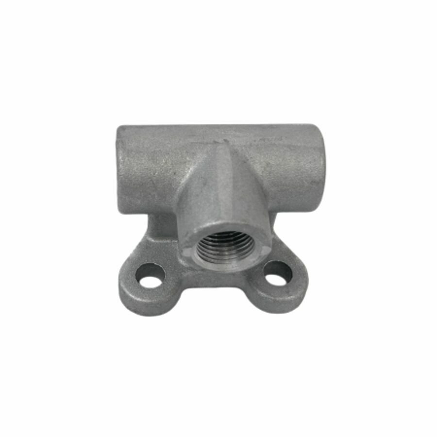 FRAME MOUNTING TEE 3/8" FNPT ANCHOR AXLE TEE, ZINC PLATED