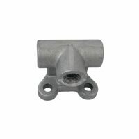 FRAME MOUNTING TEE 3/8" FNPT ANCHOR AXLE TEE, ZINC PLATED