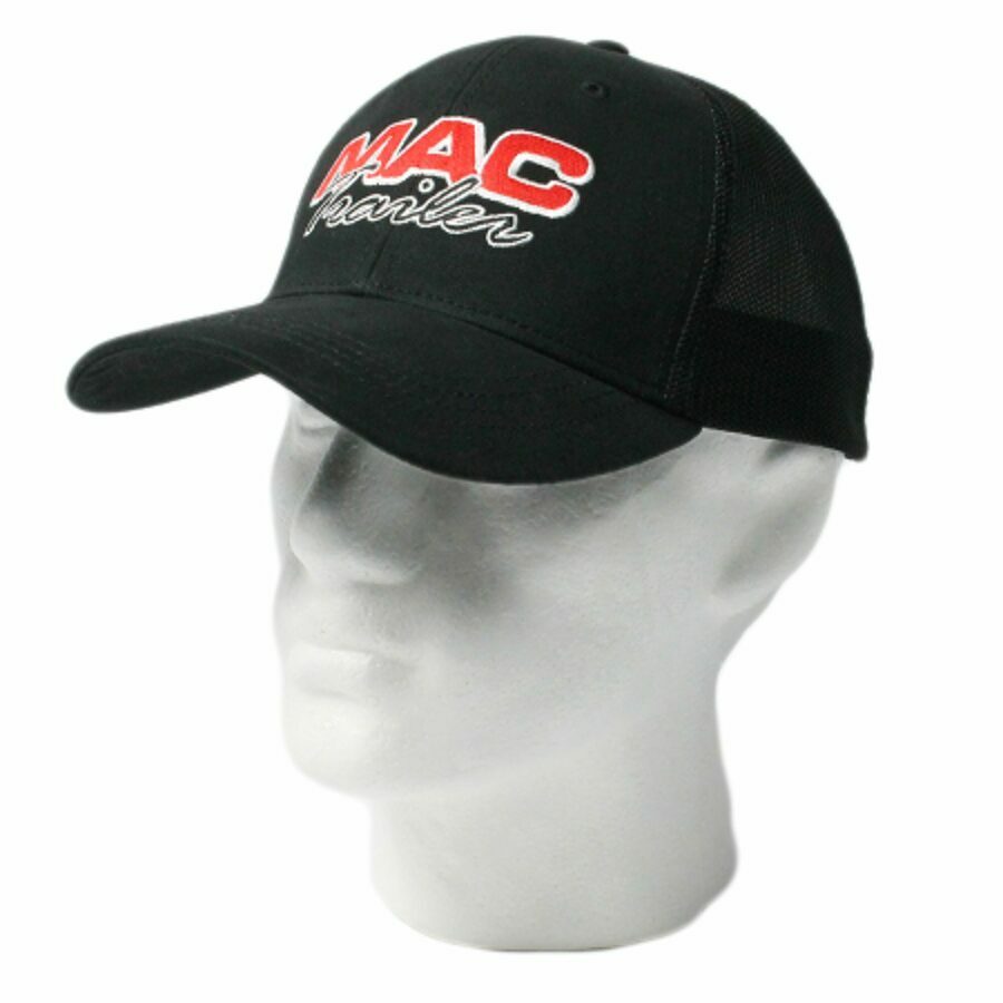 MAC TRAILER HAT, BLACK FLEX FIT M/L