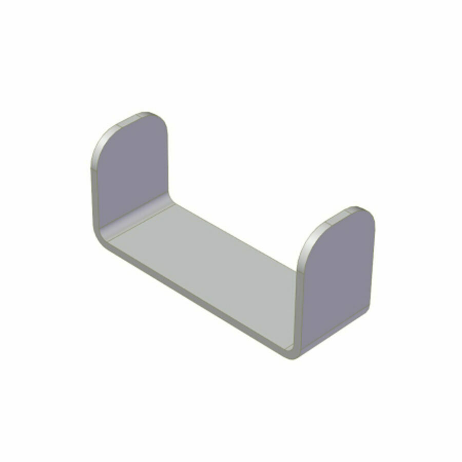 FORMED TARP CATCH, 1/4" INCH THICK