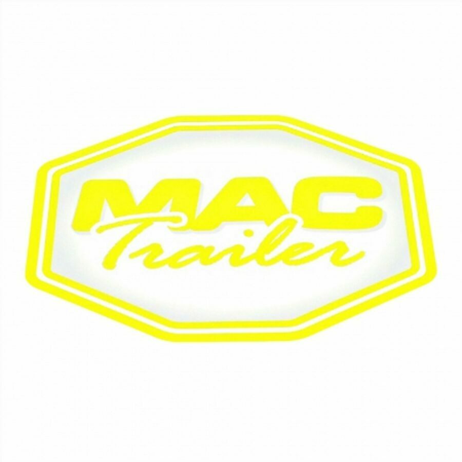 DECAL SMALL YELLOW MAC LOGO 7" X 10"