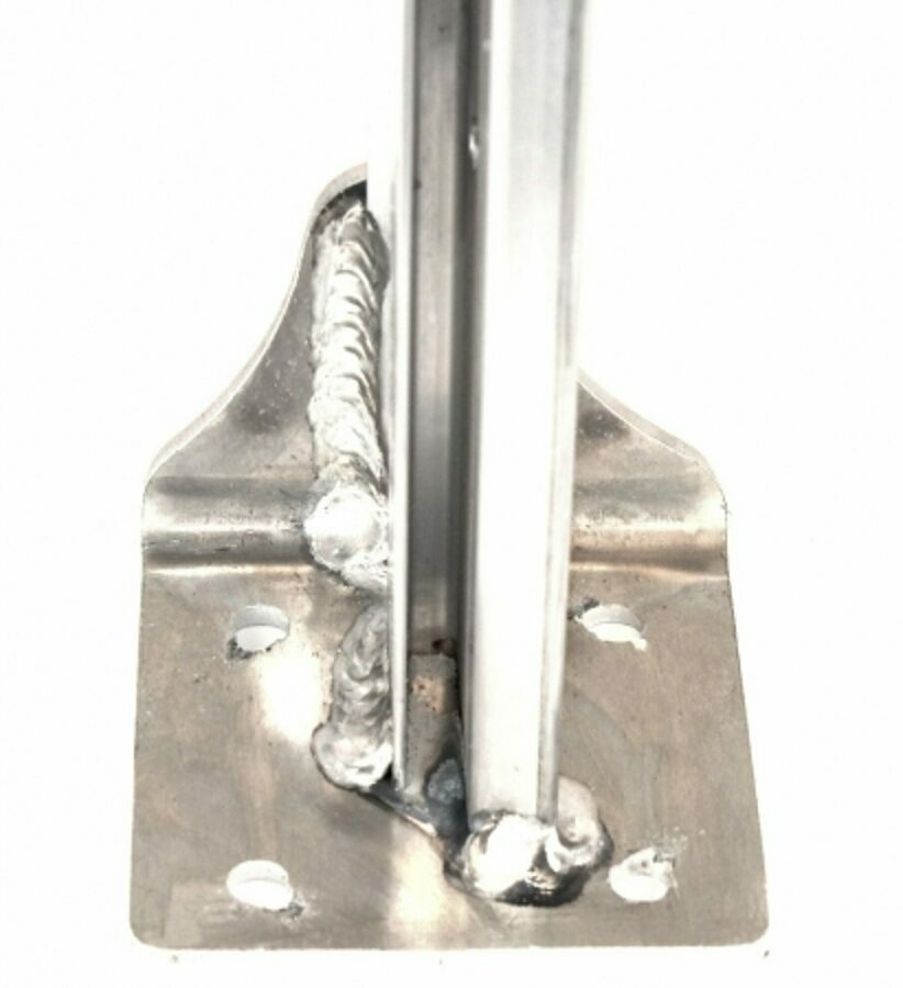 EXTRUDED MUD FLAP BRACKET, FRAME MOUNT FLATBED, D.S.