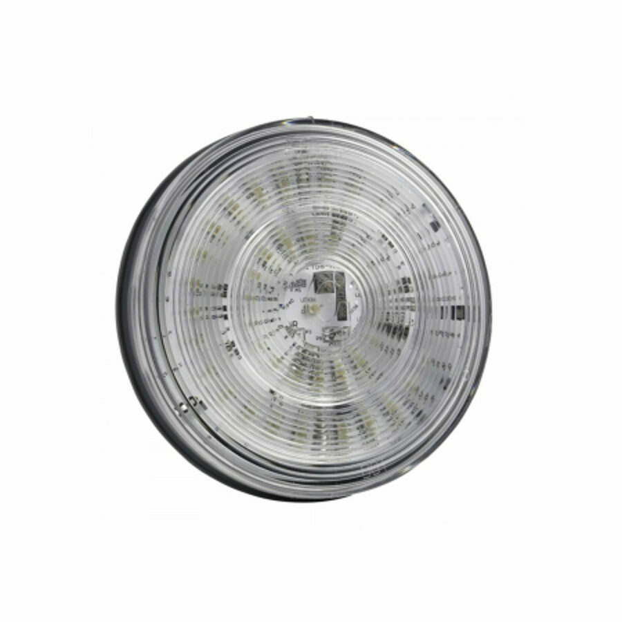 LAMP, 4" LED RED/CLEAR LENS STT