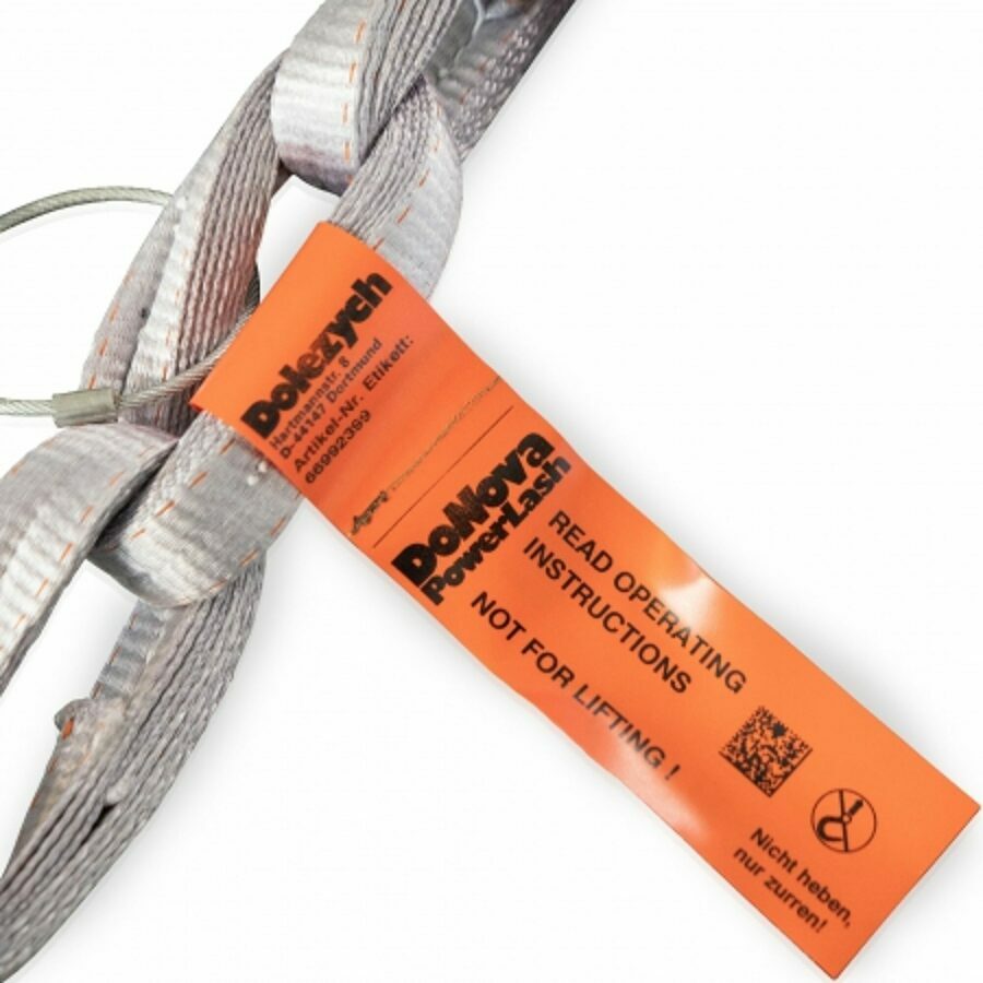 CHAIN 12' DONOVA POWERLASH, TEXTILE W/SLIP HOOK/SAFE LATCH 22,000 LB. WLL