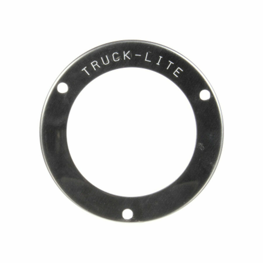 SECURITY RING FOR MODEL 10, 2-1/2" MOUNTS, USED IN ROUND SHAPE LIGHTS, SILVER STAINLESS STEEL