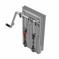 COAL DOOR ASSEMBLY 12", SMOOTH SIDE WITH FLOW CONTROL