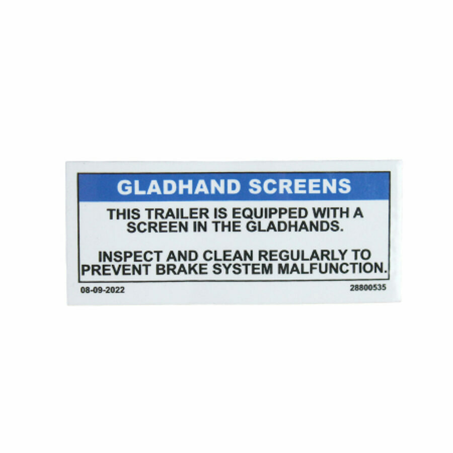 DECAL "GLADHAND SCREENS"