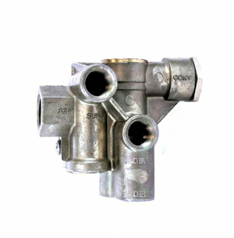 VALVE, SPRING BRAKE CONTROL (SERVICE BRAKE PRIORITY) CONTROL PORT, DELIVERY PORTS, SUPPLY PORT 3/8", RESERVOIR PORTS 1/2"