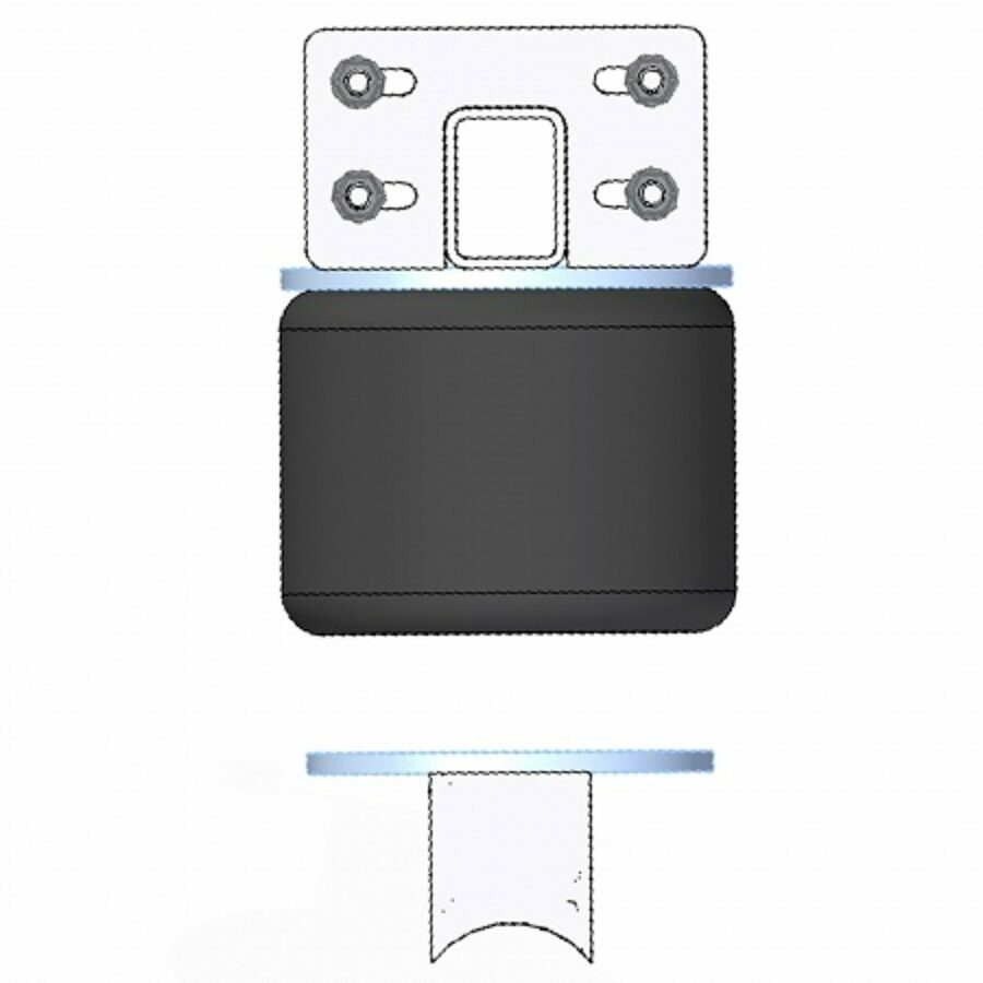 CENTER LIFT ASSEMBLY, SPRING RIDE, 21/74B, STEEL FRAME 102W