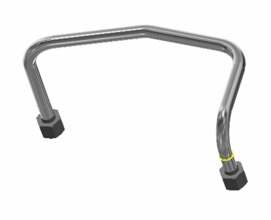 TUBE, #53 1PC REAR OF CYLINDER #1 TO CTV