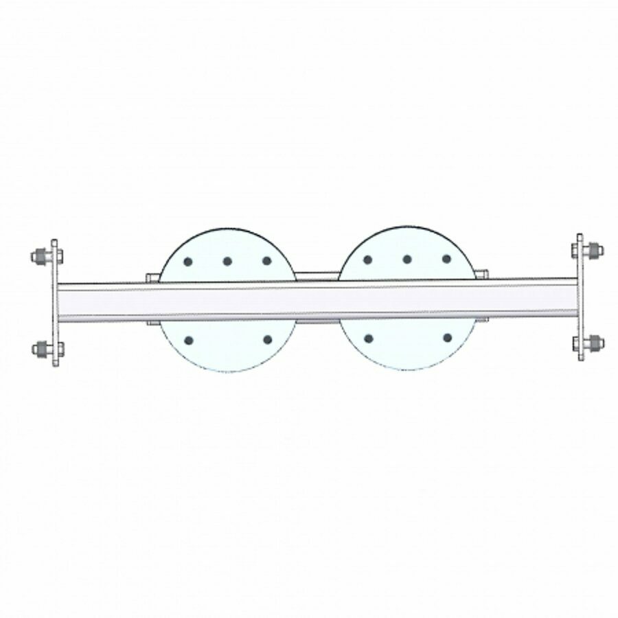 CENTER LIFT ASSEMBLY, SPRING RIDE, 21/74B, STEEL FRAME 102W