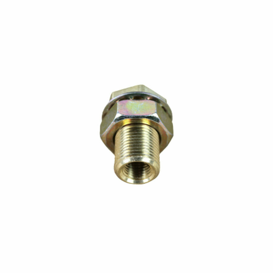BULKHEAD CONNECTOR BHC-1/4-18 IT TO 3/4-16 OT (1-1/2" LG)