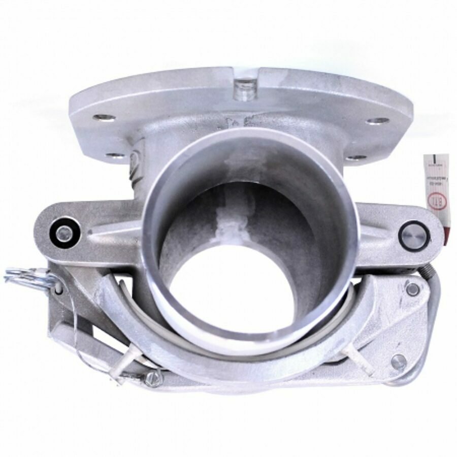 HOPPER TEE ALUMINUM 5X4 SIPHON FLOW BOTTOM DROP PLAIN X PLAIN