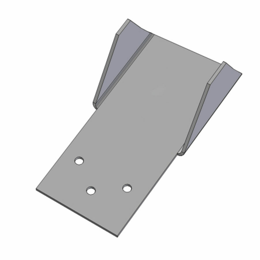 TIRE CARRIER BRACKET, HALF ROUND