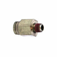 PTC STRAIGHT BRASS, 3/8" X 1/8" MALE CONNECTOR