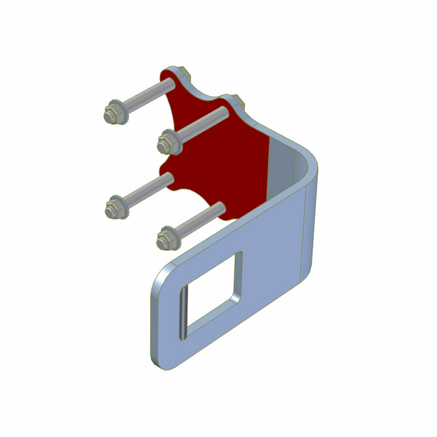 STEEL PADDLE LATCH ASSEMBLY, SS MOVING FLOOR