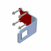 STEEL PADDLE LATCH ASSEMBLY, SS MOVING FLOOR