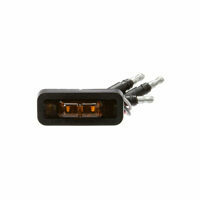 36 SERIES DUAL FUNCTION YELLOW FLEX LED LIGHT 3 DIODE REAR EXIT WIRES ADHESIVE BACK