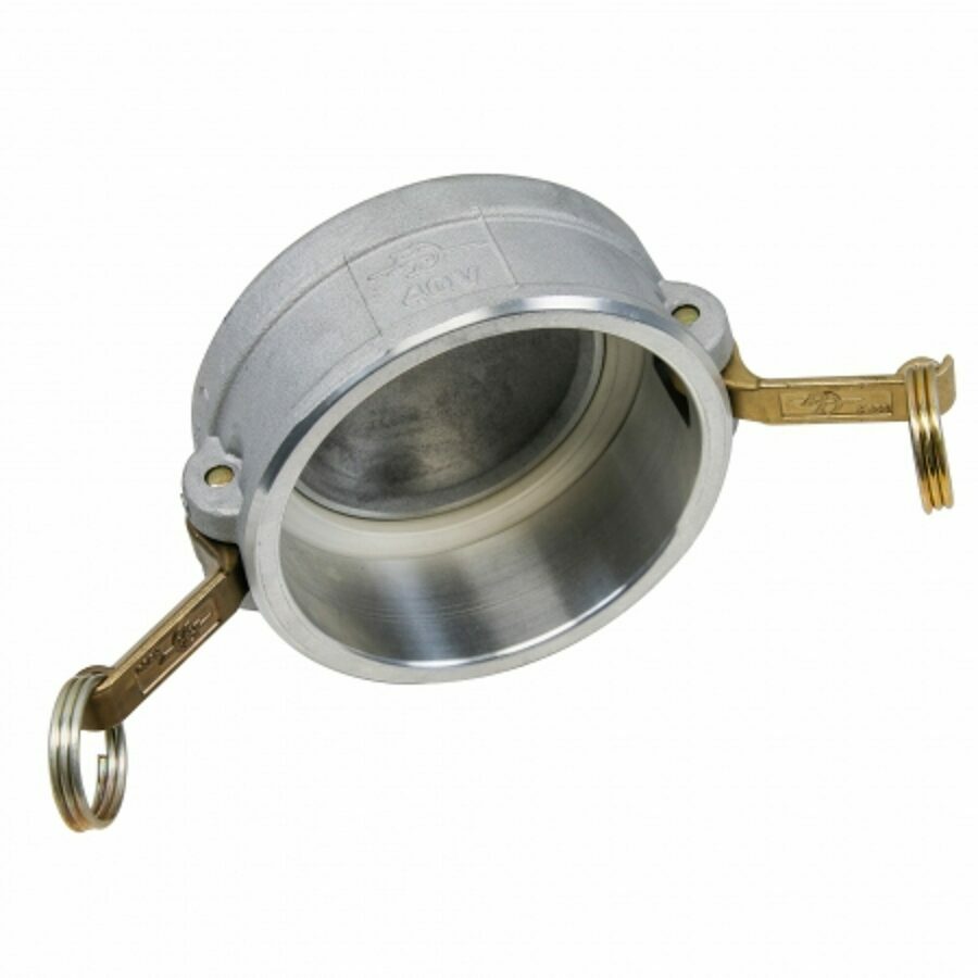 ALUMINUM COUPLER & DUST CAP ASSEMBLY, 4"