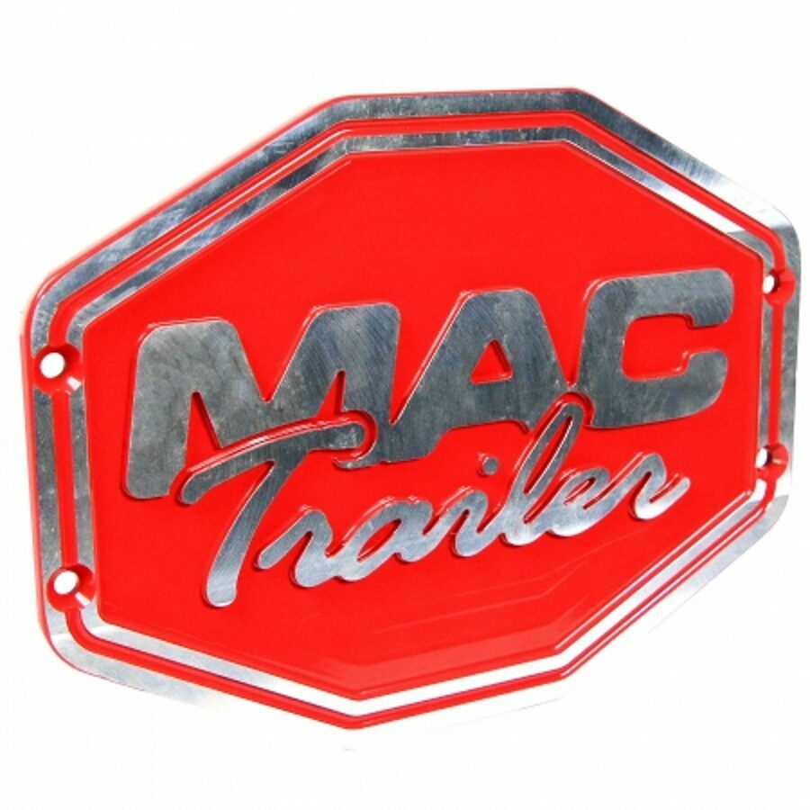MAC LOGO, FOR STEEL BODY, RED BOLT ON ASSEMBLY COMPLETE